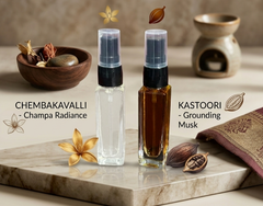 Chembakavalli & Kastoori – Premium Fragrance Oil Combo Pack (8ml x 2)