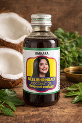 Omkara Neelibhringadi Coconut Oil – Intensive Ayurvedic Hair Growth & Scalp Therapy