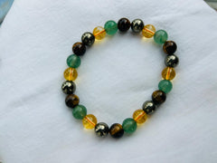 Premium Natural Chakra Healing Bracelet – Multi-Gemstone Energy Balance & Protection Band.