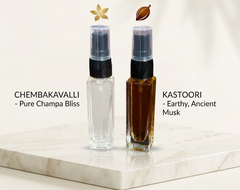 Chembakavalli & Kastoori – Premium Fragrance Oil Combo Pack (8ml x 2)
